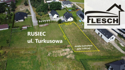 Działka Sprzedaż Rusiec Turkusowa