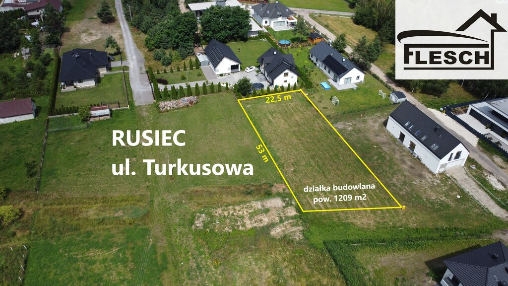 Działka Sprzedaż Rusiec Turkusowa