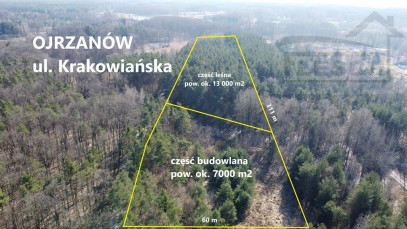 Działka Sprzedaż Ojrzanów Krakowiańska