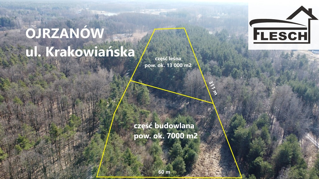 Działka Sprzedaż Ojrzanów Krakowiańska